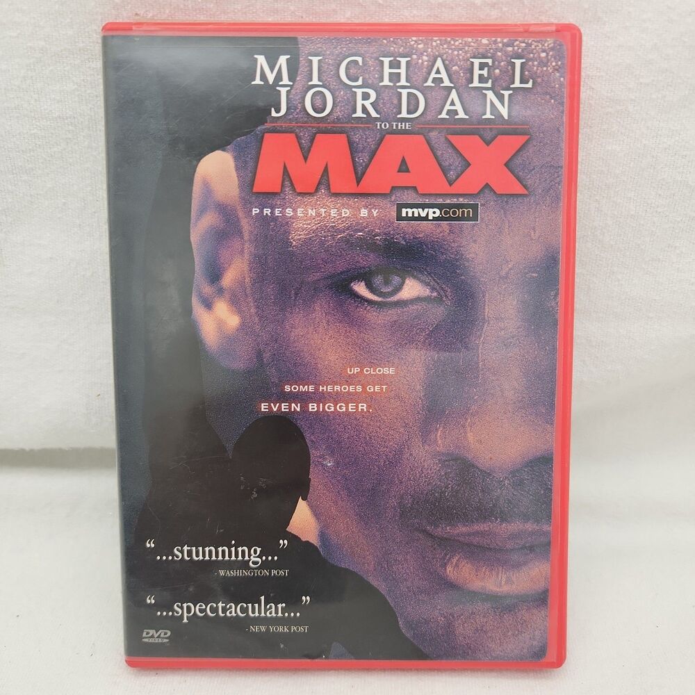 DVD IMAX Michael Jordan to the Max 2000 Documentary Basketball Legend NBA MVP